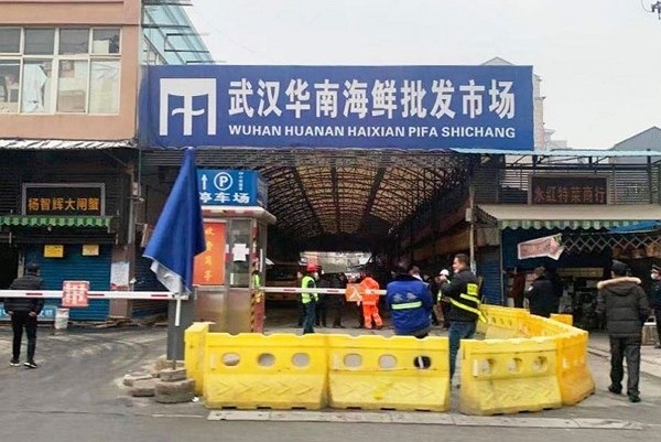 Nhom dieu tra WHO den cho hai san Hoa Nam o Vu Han hinh anh