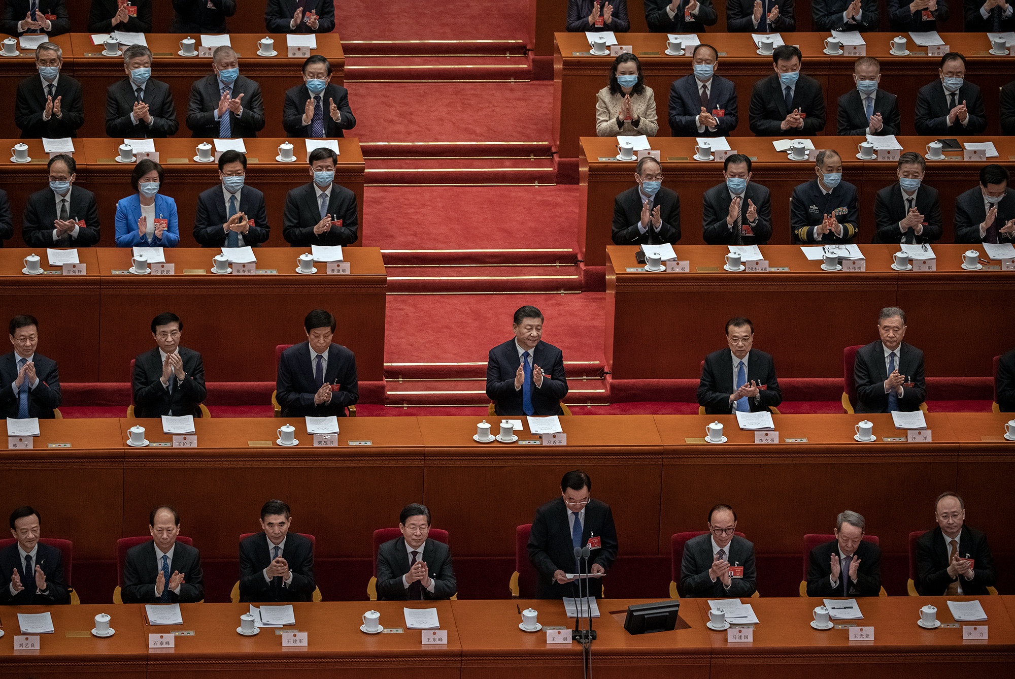 Quoc hoi Trung Quoc thong qua viec sua luat bau cu Hong Kong hinh anh