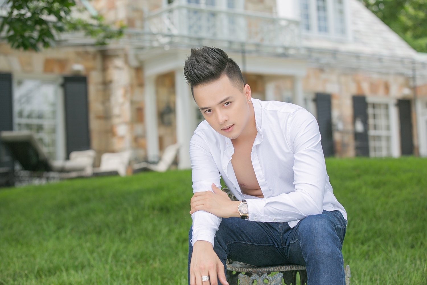 Cao Thai Son quay MV moi tai My hinh anh