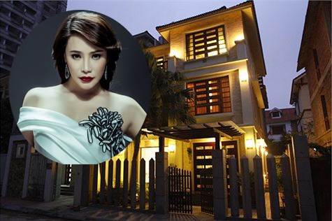 Biet thu cua ca si Ho Quynh Huong hinh anh