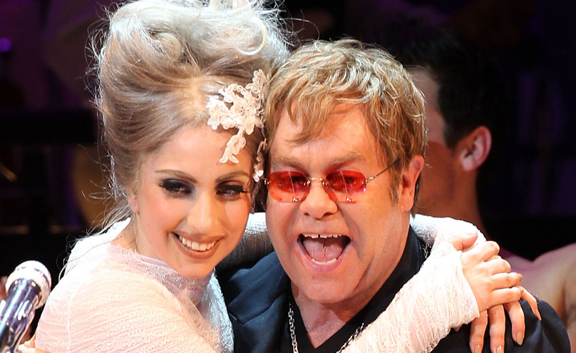 Lady Gaga se hat cung Elton John trong album moi hinh anh