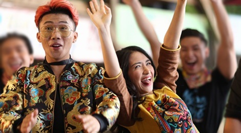 Mr.T va Hoa Minzy ra mat 'An gi day 2' nhan dip tet hinh anh