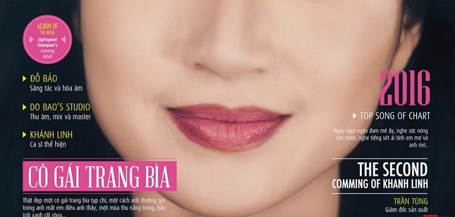 Co gai trang bia - Khanh Linh hinh anh