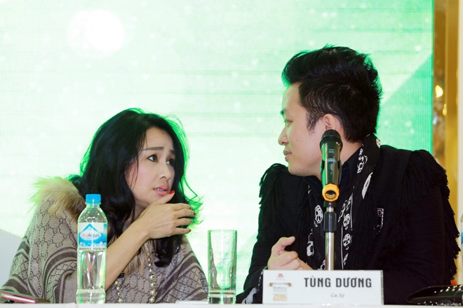 Quoc Trung lai cam tay Thanh Lam dien show hinh anh