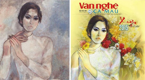 Hoa si Le Viet Hong dao tranh cua hoa si Duong Bich Lien hinh anh