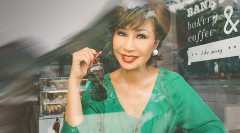 Khanh Ha lan dau hat cung Quang Le o Ha Noi hinh anh