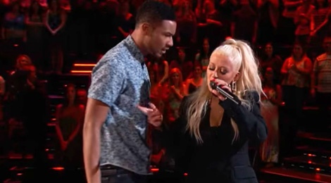 The Voice: Christina Aguilera do giong cung thi sinh hinh anh