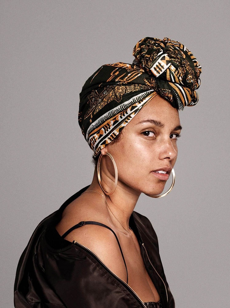 Alicia Keys không trang điểm ảnh 3 Alicia Keys khong trang diem anh 3