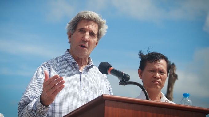 Ngoai truong My John Kerry cong bo cam ket 17 trieu USD hinh anh