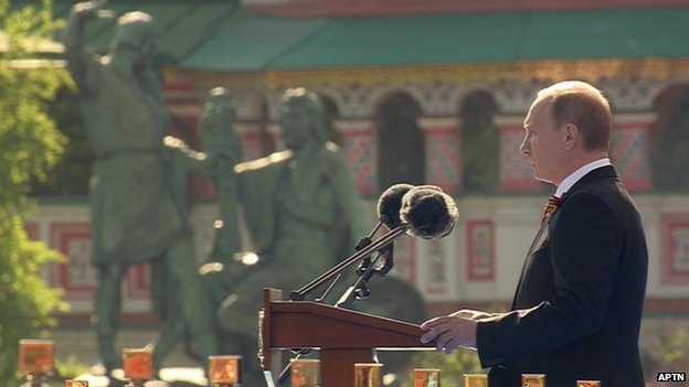 Video Putin phat bieu tai le dieu binh hinh anh