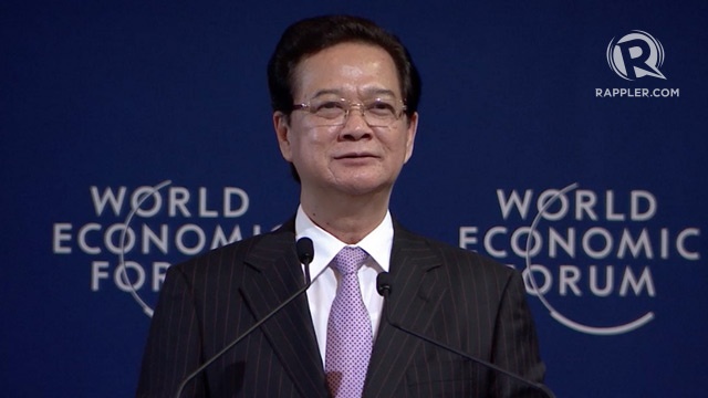 Thủ tướng Nguyễn Tấn Dũng tham dự Phiên Khai mạc toàn thể của Diễn đàn Kinh tế thế giới về Đông Á 2014.