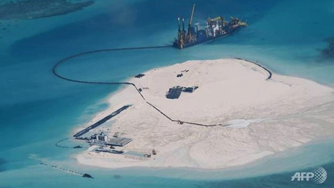 Phat hien tau Trung Quoc tai hai bai da ngam thuoc Truong Sa hinh anh