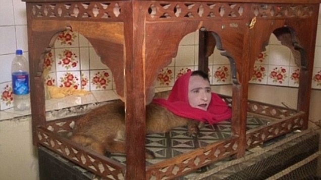 'Sinh vat nua nguoi nua cao' thu hut hang ngan nguoi xem hinh anh