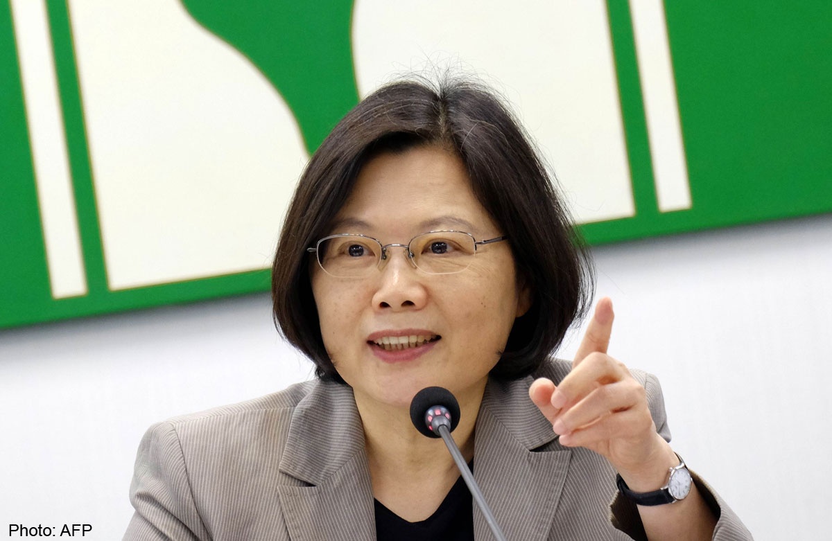 Nu lanh dao Dai Loan keu goi tu do hang hai o Bien Dong hinh anh