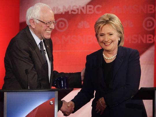 Ba Clinton gianh chien thang sit sao o Nevada hinh anh