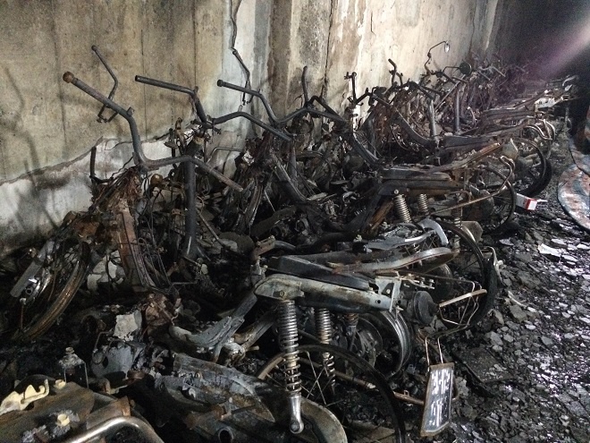 Chu dau tu ho tro toan bo so xe bi chay o Xa La hinh anh