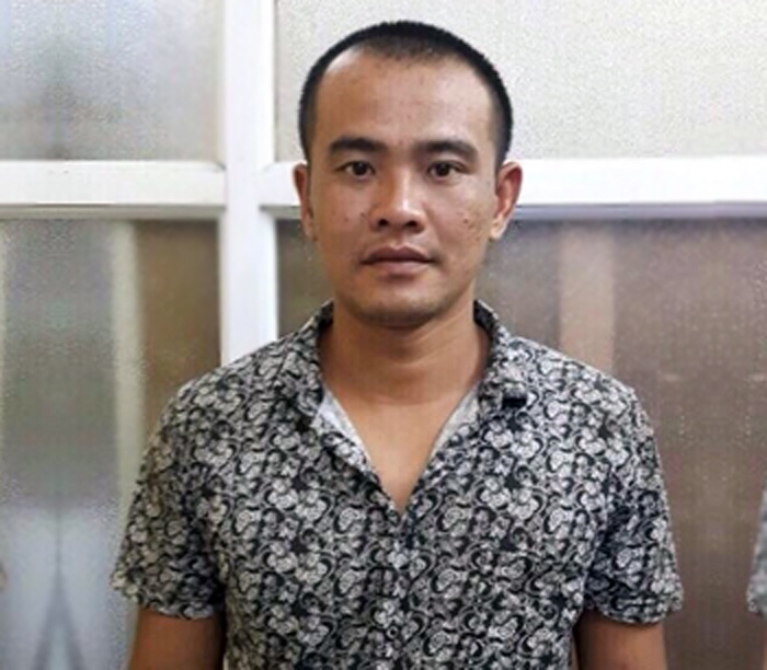 Nghi phạm Lưu Văn Hiền. Ảnh: Tùng Lâm.