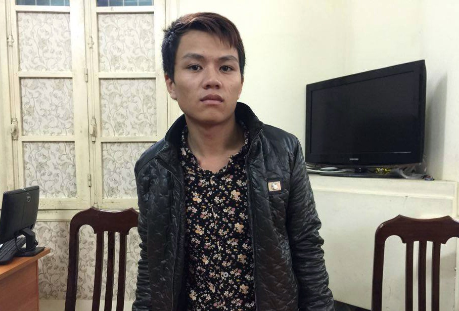 Nghi phạm Nông Văn Mạnh. Ảnh: tùng Lâm.