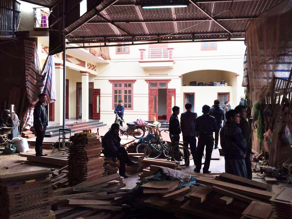 Bên trong ngôi nhà xảy ra vụ trọng án. Ảnh: Tùng Lâm.