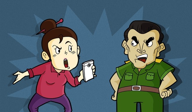 toàn cảnh vụ cảnh sát nhổ nước bọt ảnh 2 toan canh vu canh sat nho nuoc bot anh 2