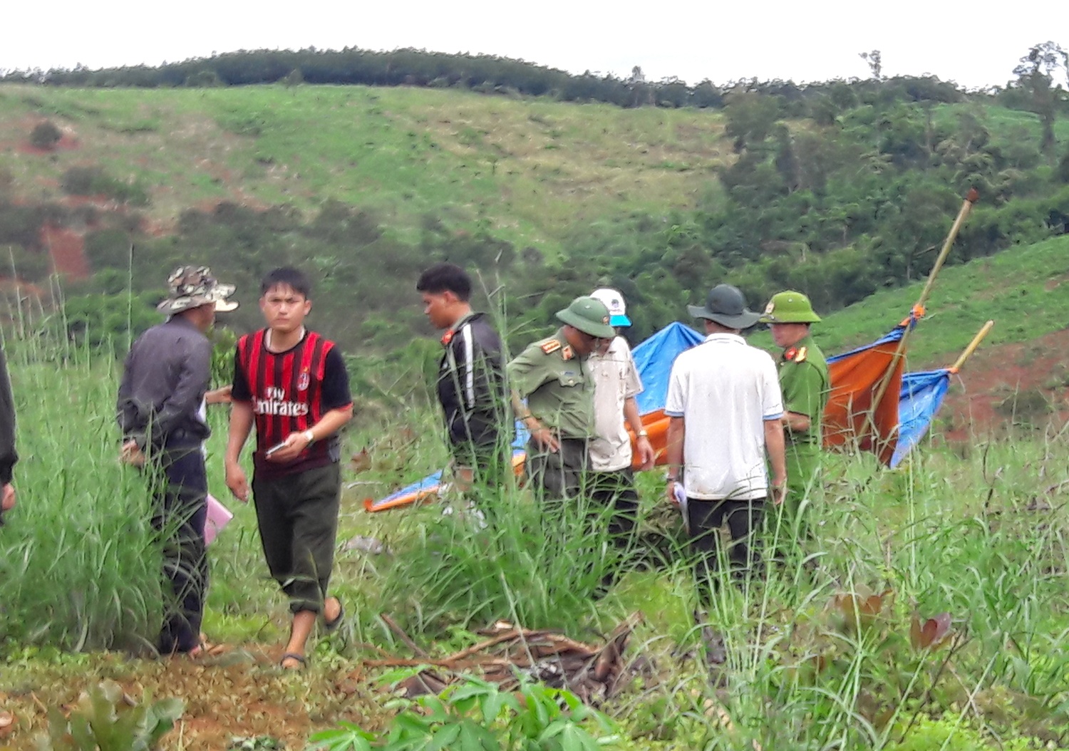 Hien truong vu xa sung lam 3 nguoi chet hinh anh