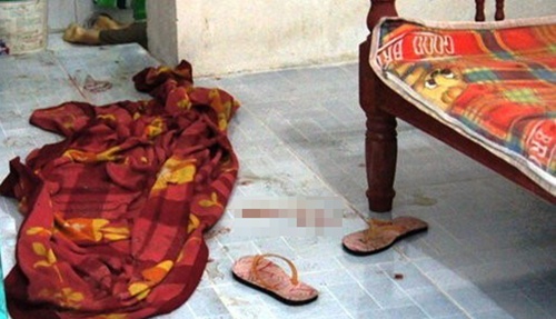 Nu tho may bi em ho siet co chet tai nha hinh anh