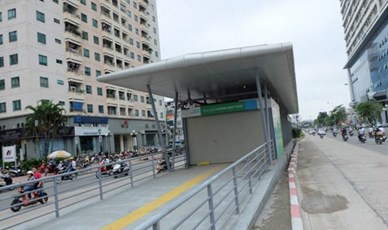 Ha Noi to chuc giao thong cho tuyen xe buyt nhanh hinh anh