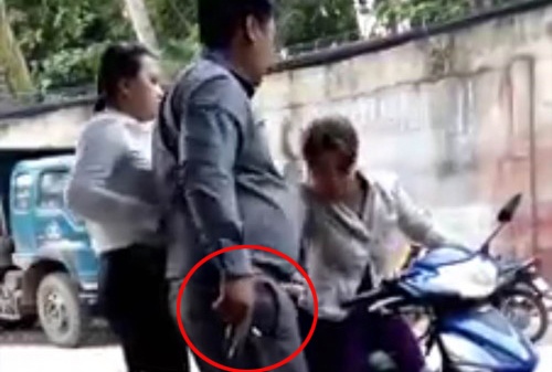Clip giam doc o Sai Gon no sung doa phu nu hinh anh