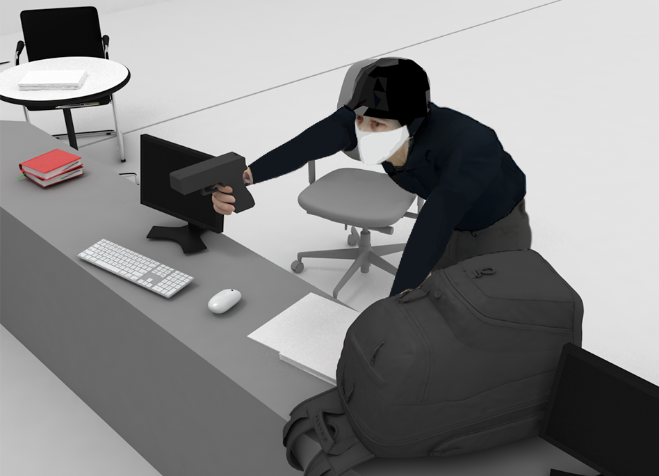 17 giay gay an cua ke cuop ngan hang o Hue hinh anh