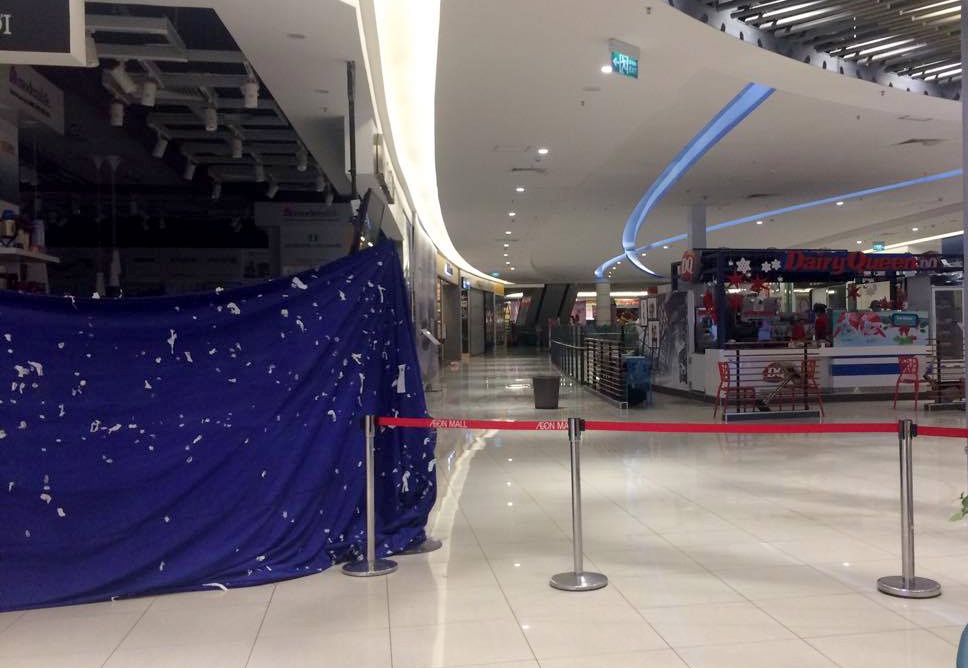 Chay sieu thi Aeon Mall Long Bien anh 1