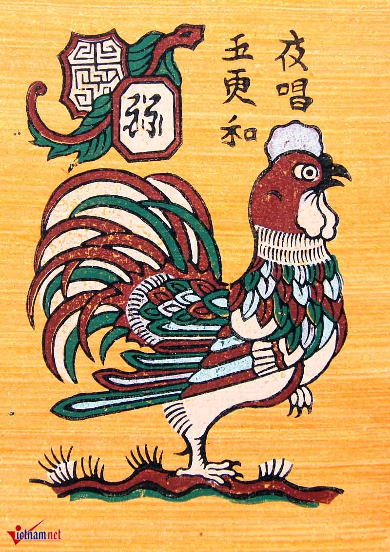 Buc tranh ve con ga anh 2