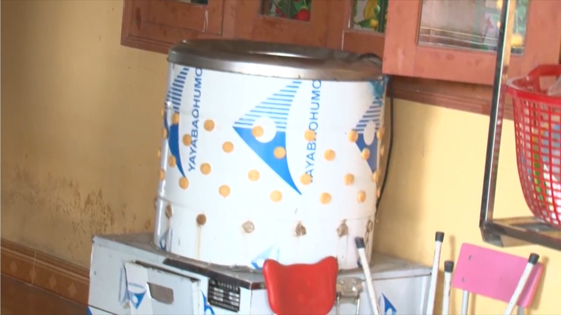 Giao vien mam non doa tha tre vao may vat long ga hinh anh