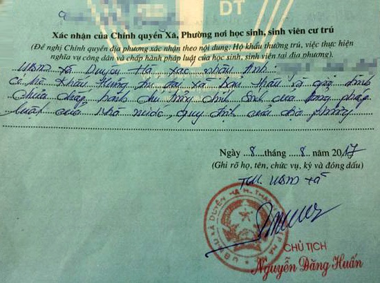 kiểm điểm cán bộ xác nhận lý lịch trái quy định ảnh 1 kiem diem can bo xac nhan ly lich trai quy dinh anh 1