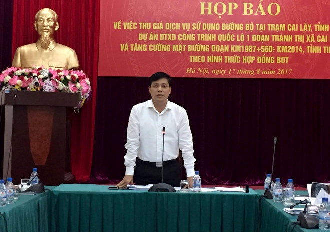 Bo GTVT noi ve viec giam phi o tram BOT Cai Lay hinh anh