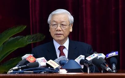 Phat bieu khai mac Hoi nghi Trung uong 6 khoa XII cua Tong bi thu hinh anh