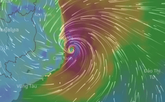 Duong di cua bao so 12 - Damrey ap vao Khanh Hoa hinh anh
