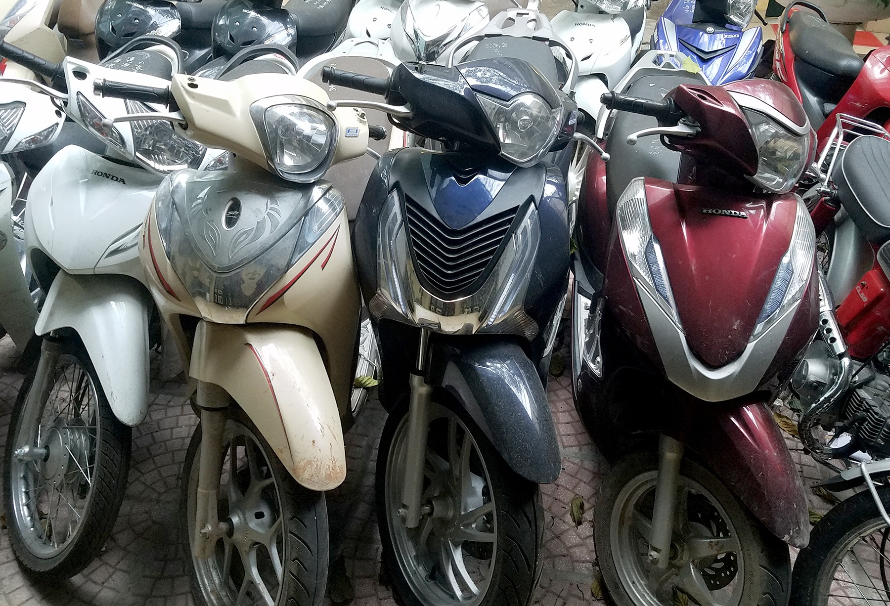Cong an Ha Noi pha 7 bang nhom trom hon 600 xe may hinh anh