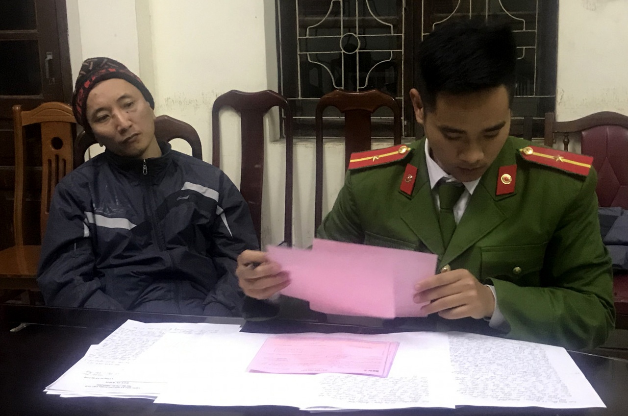 Cuop cam sung cuop ngan hang BIDV anh 1