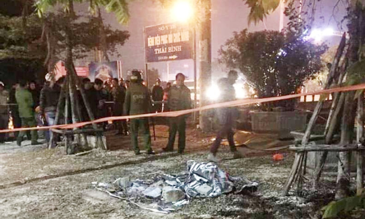 Khoi to ke danh chet nguoi gan tru so cong an tinh Thai Binh hinh anh