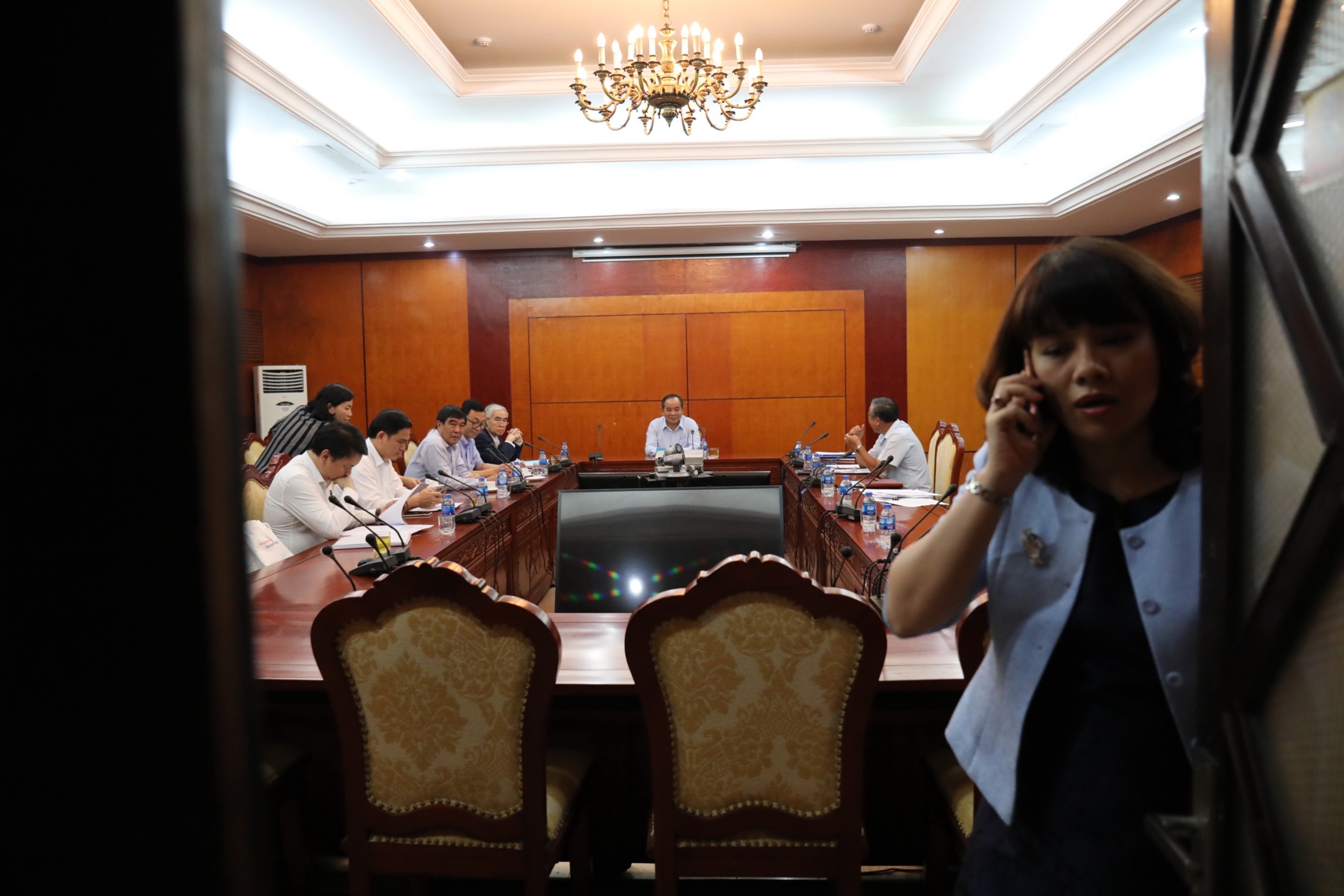 Bau Duc vang mat trong cuoc gap lich su cua VFF anh 1