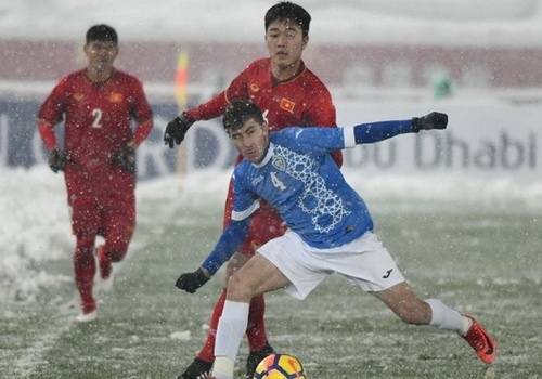U23 VN sap gap doi tre Barca, tai ngo Uzbekistan tai My Dinh hinh anh