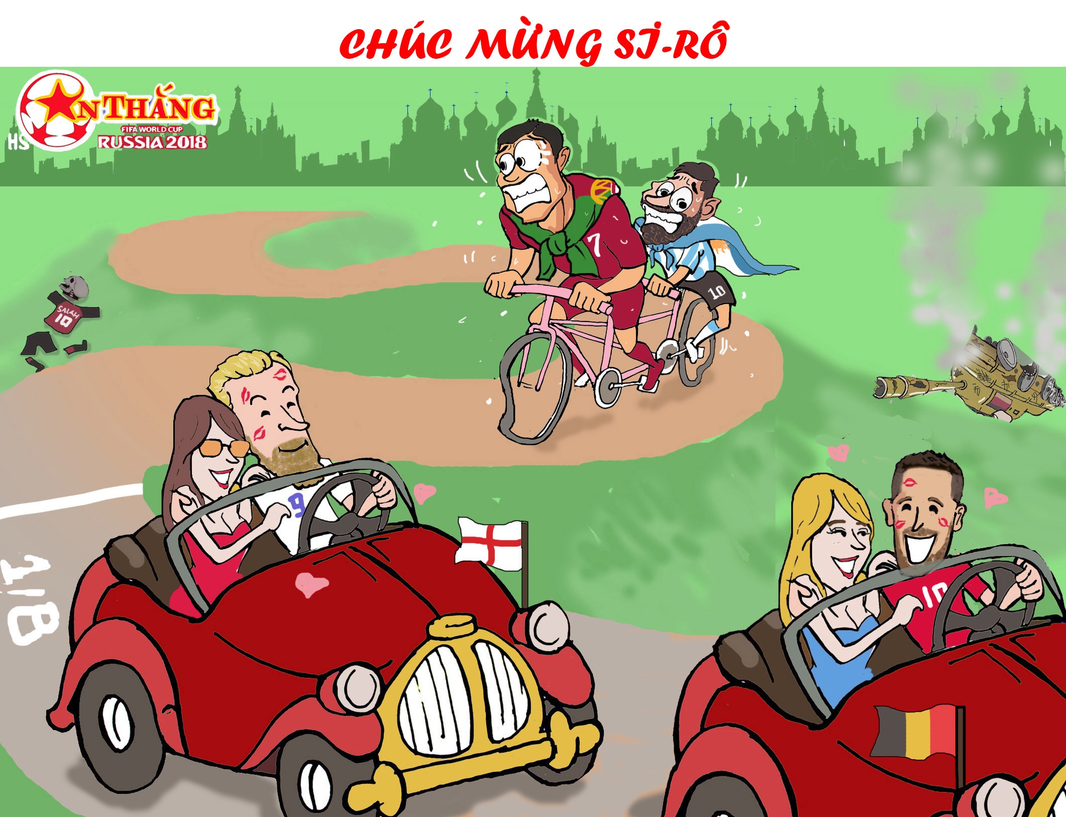 Biem hoa: Ronaldo hen gap Messi o tu ket anh 11