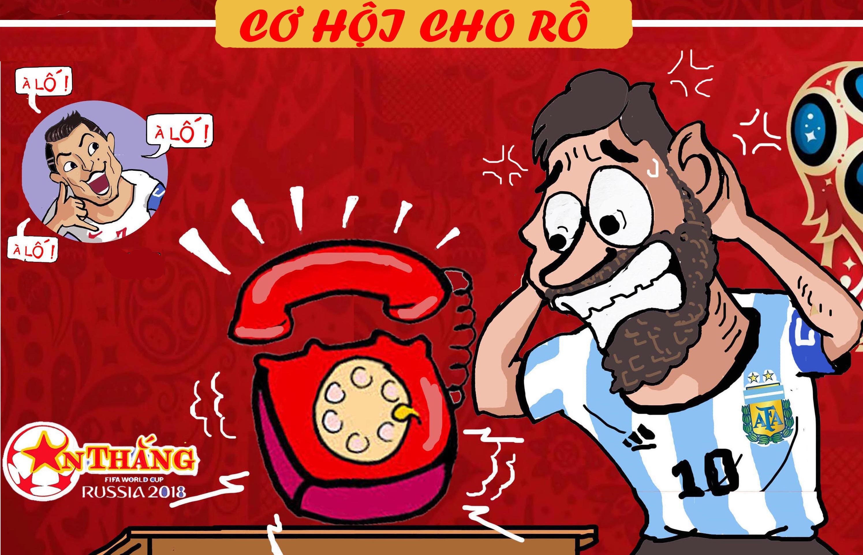 Hi hoa: Ronaldo goi 4 lan nhung Messi khong tra loi hinh anh