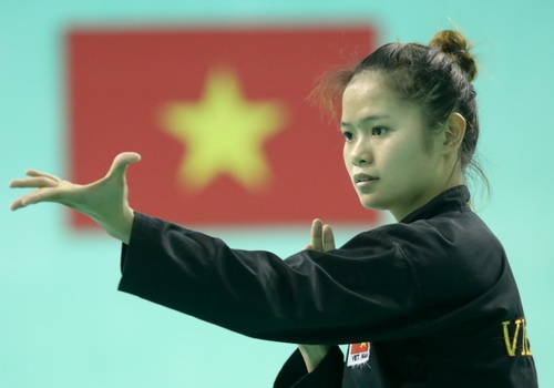 Pencak silat Viet Nam tap luyen, quyet tao dia chan o ASIAD hinh anh