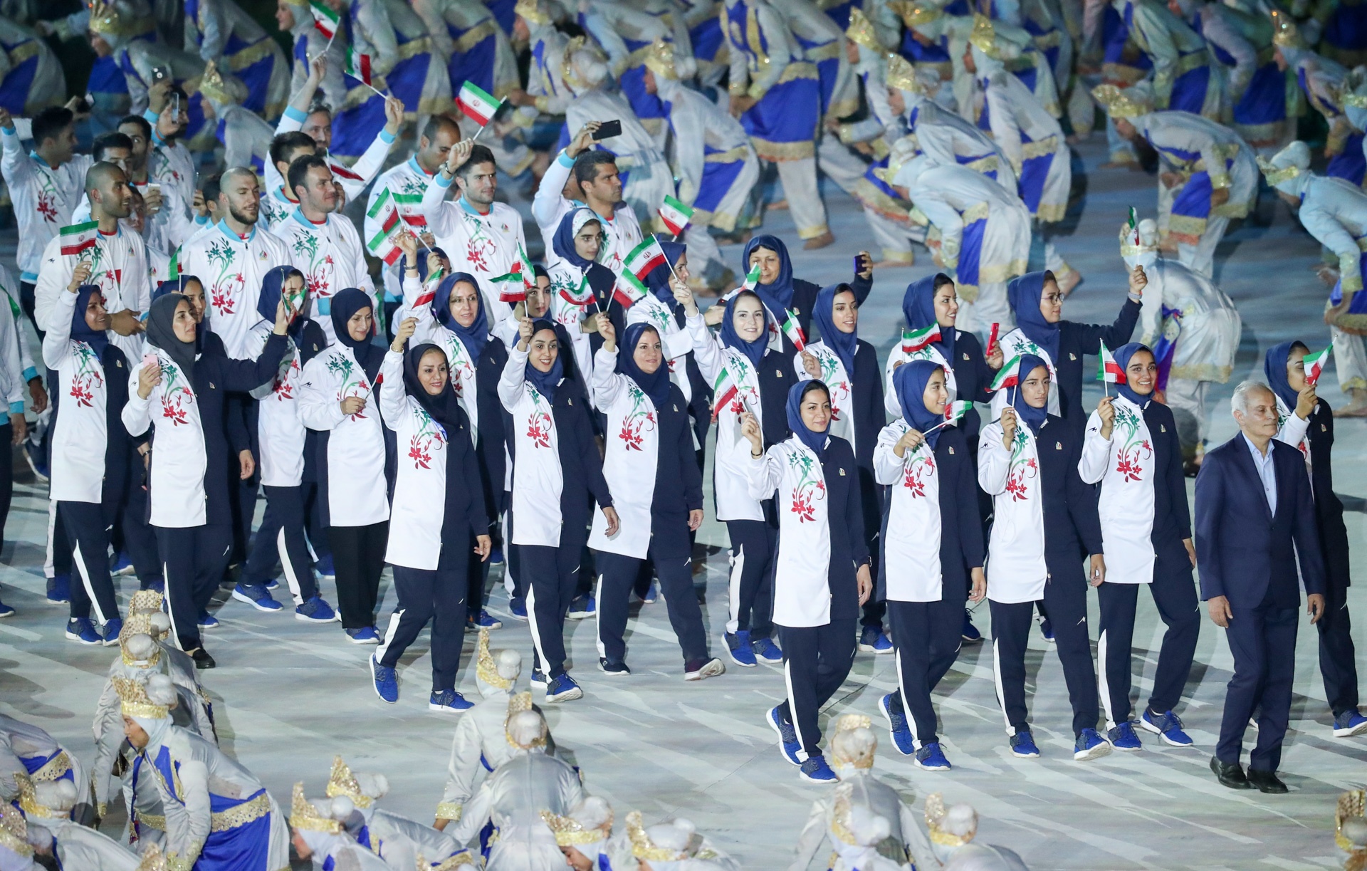 Xuc dong hinh anh Trieu Tien thong nhat o ASIAD anh 3