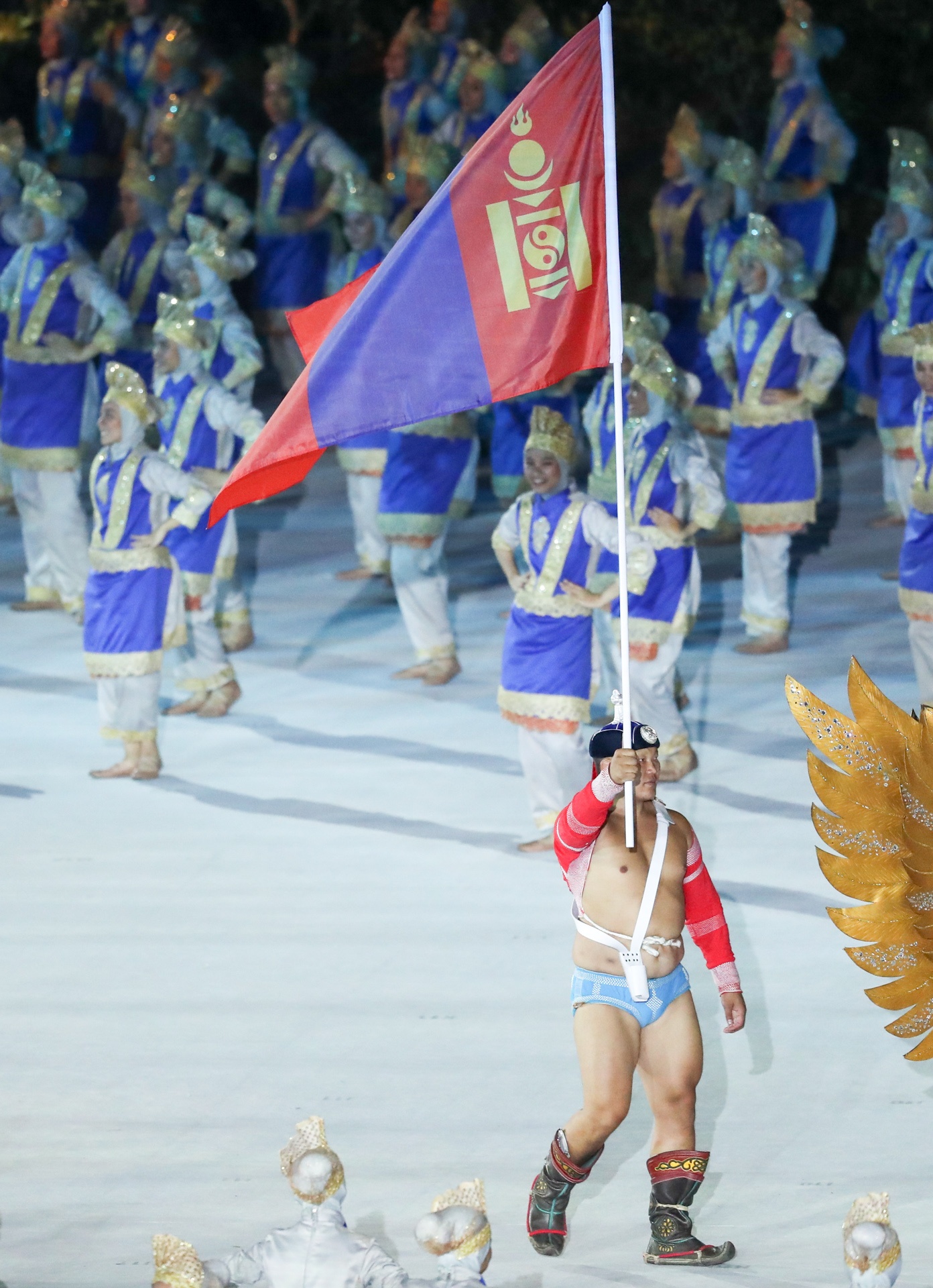 Xuc dong hinh anh Trieu Tien thong nhat o ASIAD anh 4