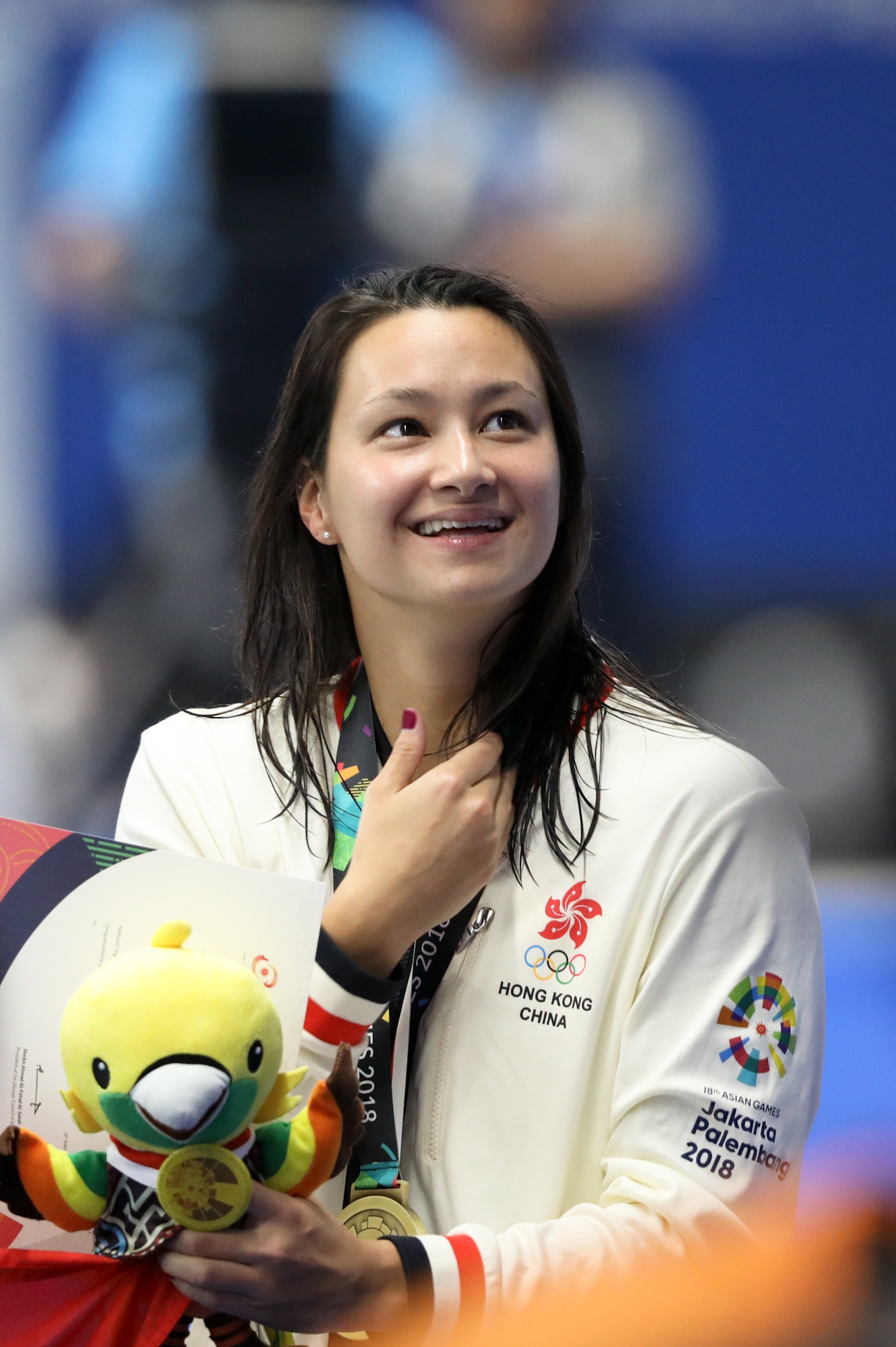 Nữ thần bơi lội Hong Kong tỏa sáng ASIAD ảnh 4 Nu than boi loi Hong Kong toa sang ASIAD anh 4