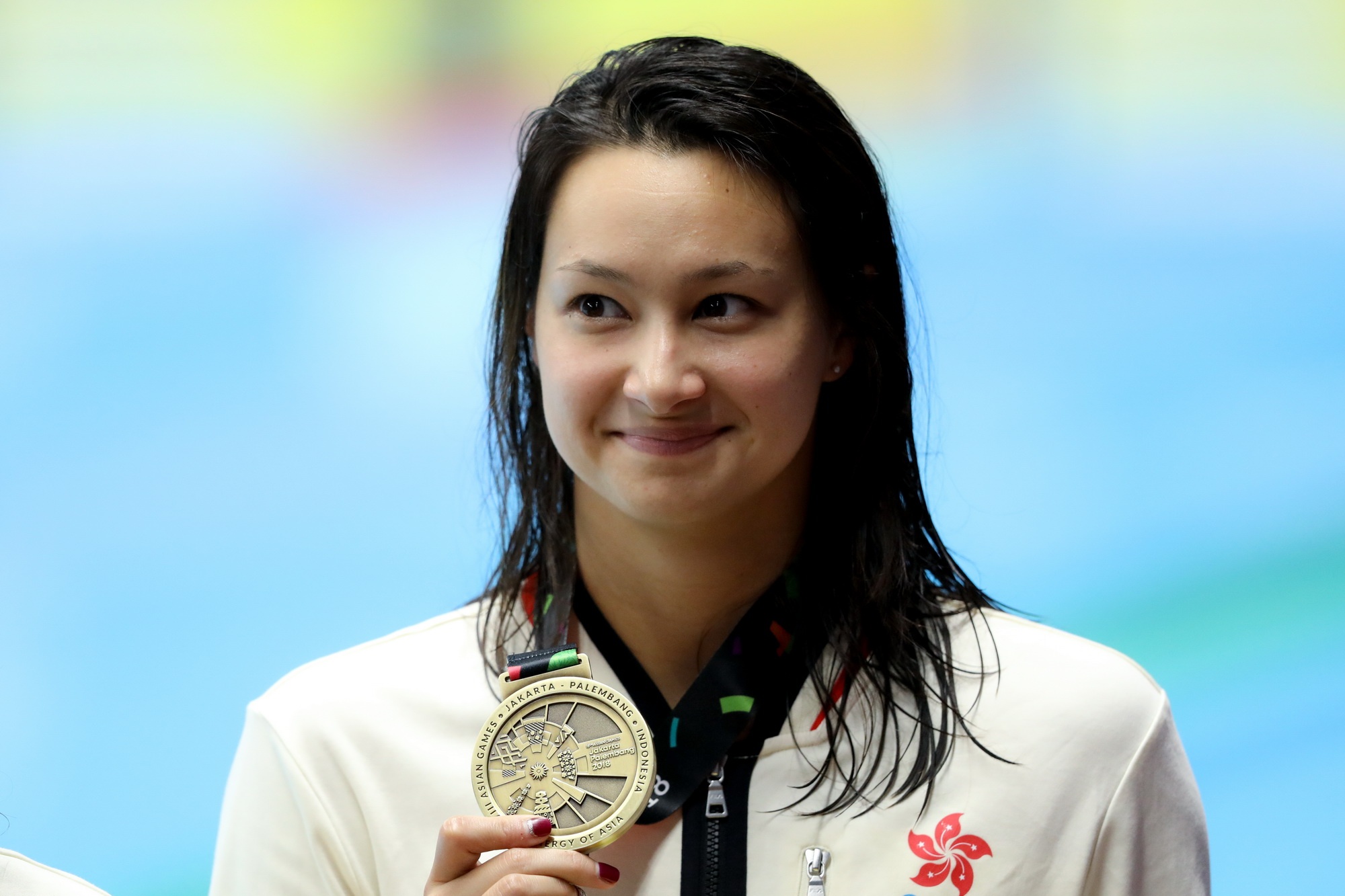 Nữ thần bơi lội Hong Kong tỏa sáng ASIAD ảnh 8 Nu than boi loi Hong Kong toa sang ASIAD anh 8