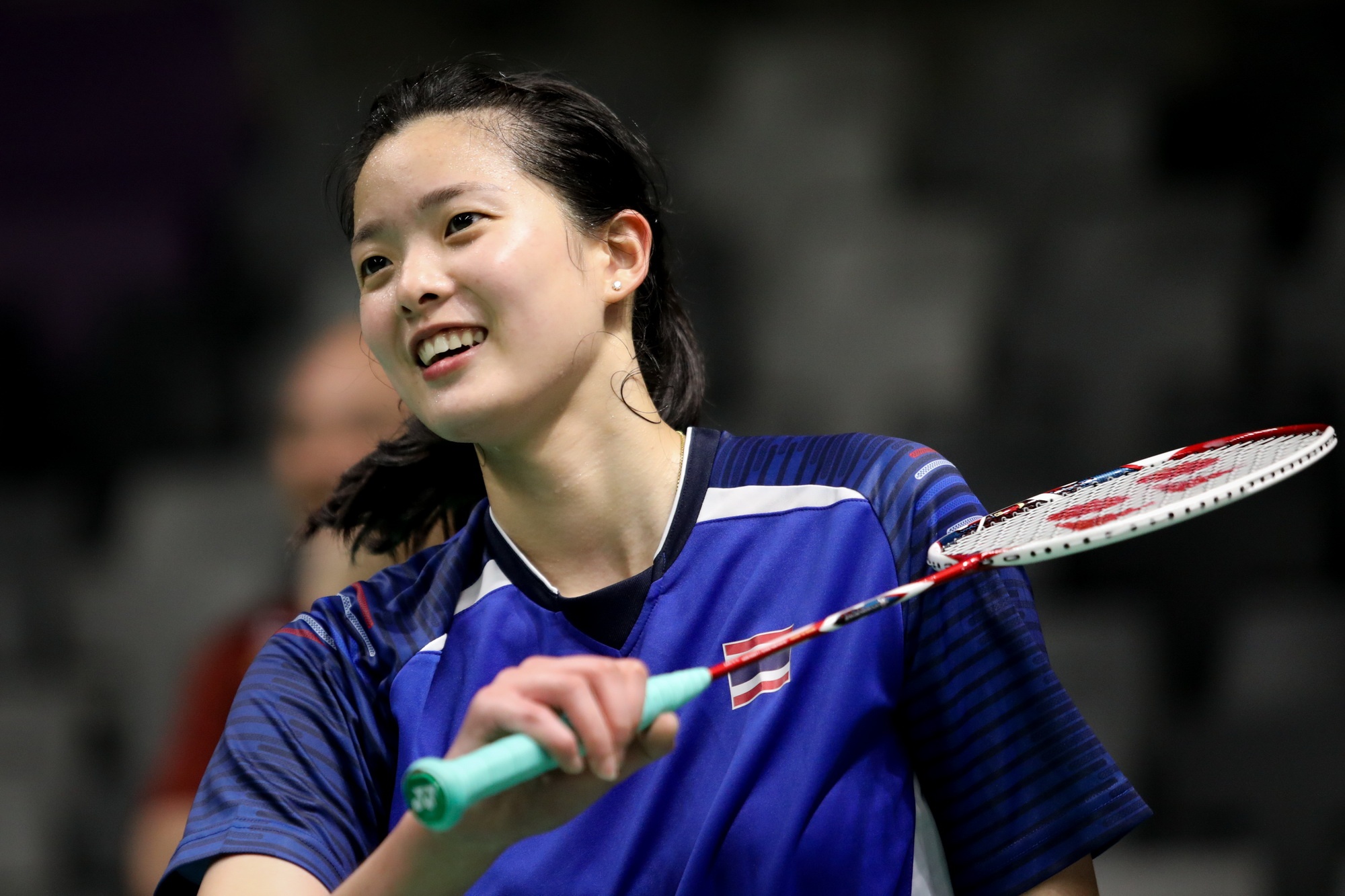 Ve ngoai xinh dep cua hot girl cau long Thai Lan anh 5