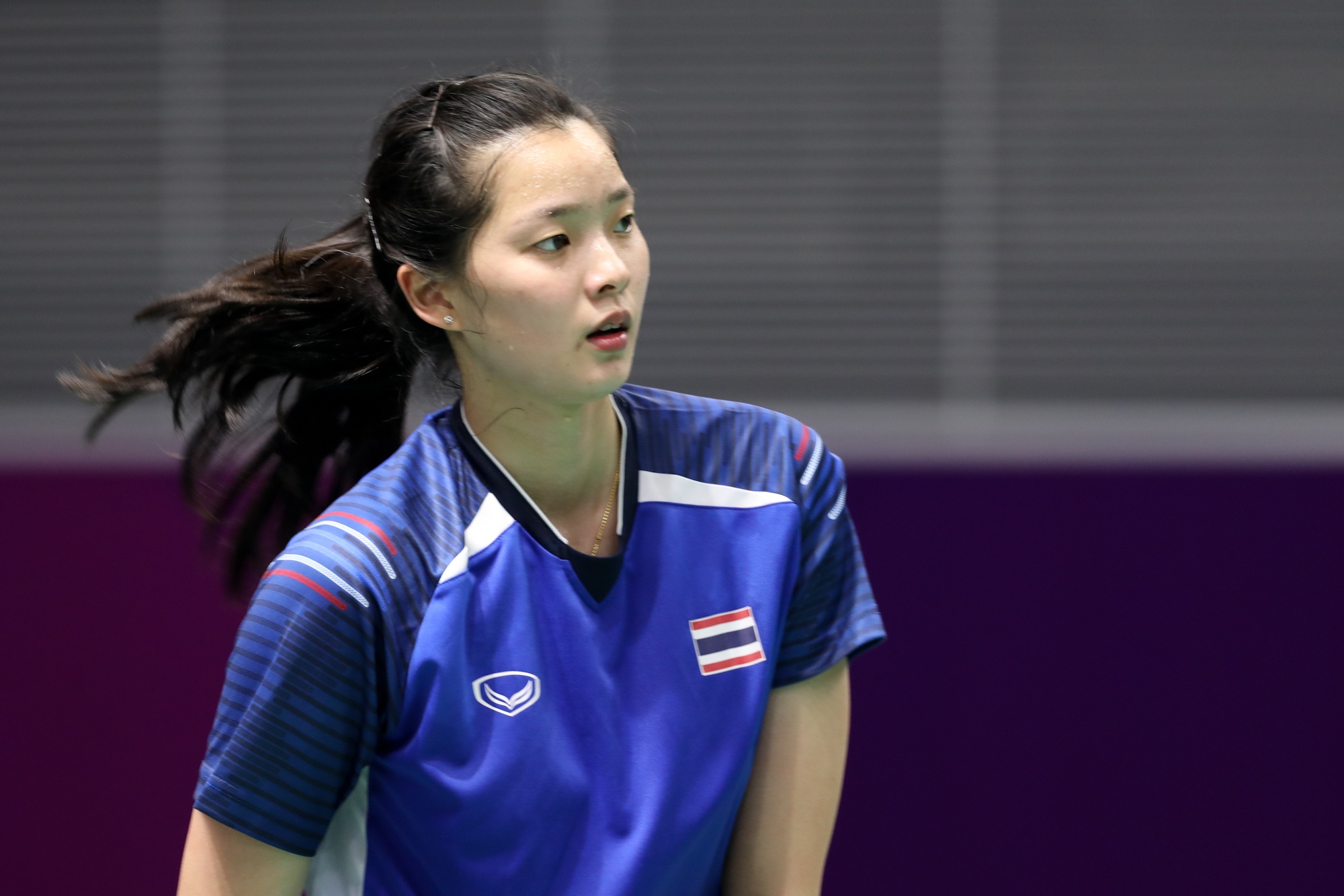 Ve ngoai xinh dep cua hot girl cau long Thai Lan anh 7